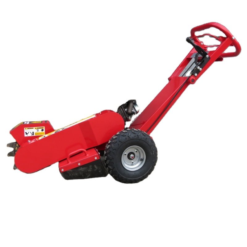15hp Stump Grinder Machine Sump Grinder Teeth Drum Brake Tree Stump Remover Machine15hp Gasoline Engine Recoil Start